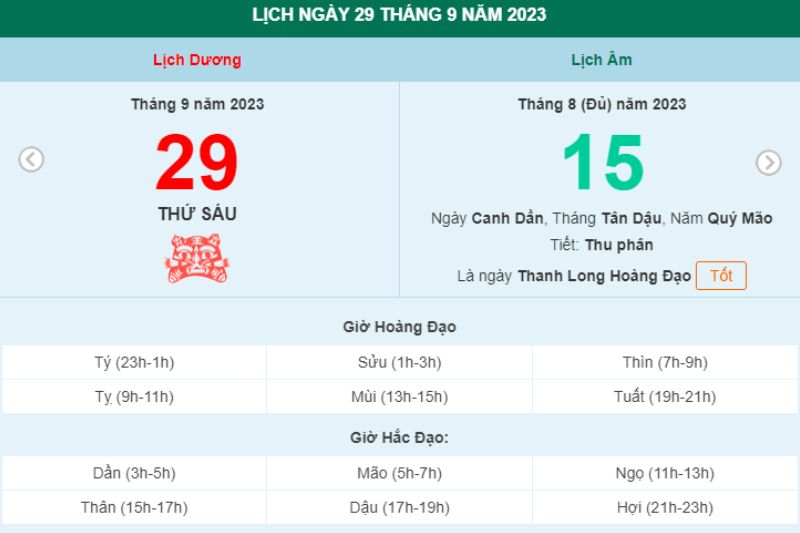 tết trung thu 2023 rơi vào ngày 29/9 dương lịch